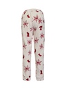 Pyjama long dame VERDISSIMA W3MCG12 - Blanc Motif Rouge