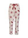 Pyjama long dame VERDISSIMA W3MCG12 - Blanc Motif Rouge