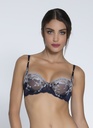 Soutien-gorge corbeille LISE CHARMEL "Déesse en Glam" ACH3015 - Marine Argent 15083