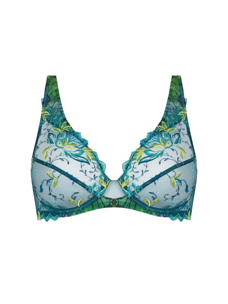 Soutien-gorge glamour LISE CHARMEL "Grâce Aquatique" ACH7493 - Floral Aqua 1457