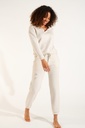 Jogging homewear en fleece BANANA MOON "Ginsky" Mesa & Aubrey - Crème LKZ61