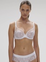 Soutien-gorge armature décolleté plongeant SIMONE PERELE "Wish" 12B319 - Blanc Cristal 009