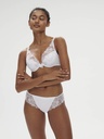 Soutien-gorge push-up triangle SIMONE PERELE "Wish" 12B347 - Blanc Cristal 009