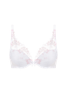 Soutien-gorge push-up triangle SIMONE PERELE "Wish" 12B347 - Blanc Cristal 009