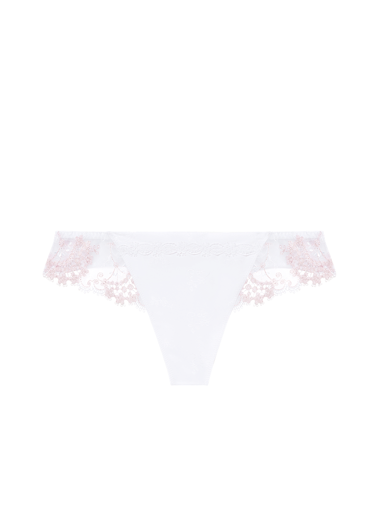 Tanga SIMONE PERELE "Wish" 12B710 - Blanc Cristal 009