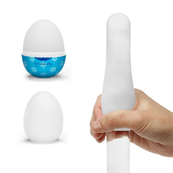 Masturbateur pour homme TENGA "Egg" - Snow Cristal