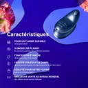 Stimulateur clitoridien au motif papillon LELO "Nea 3" - Alien blue