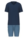 Pyjama short homme 100% coton CALIDA "Relax Streamline 2" 46182 - Inignia Blue 407