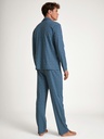 Pyjama long boutonné homme 100% coton CALIDA "Relax Streamline 2" 46782 - Insignia Blue 407