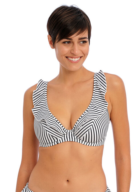 Haut de Bikini armaturé à volants FREYA "Jewel Cove" AS7230 - Stripe Black SBL