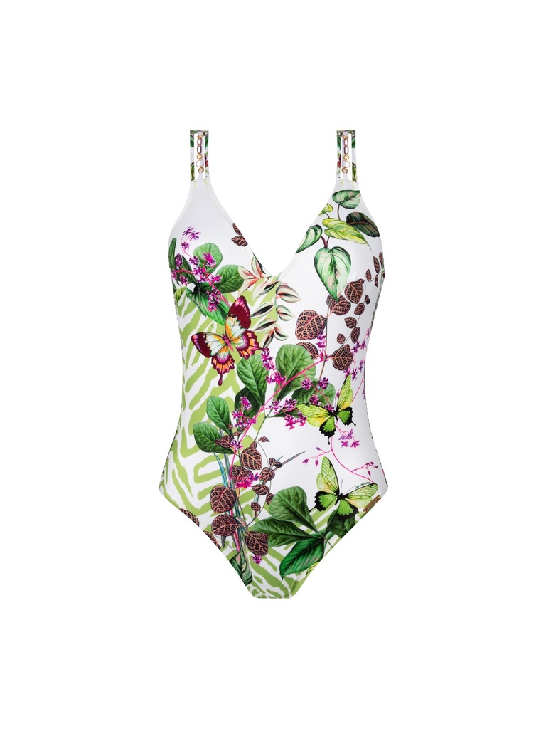 Maillot Nageur Maintien LISE CHARMEL "Envolée Tropicale" ABB6973 - Lumière Tropicale 1455