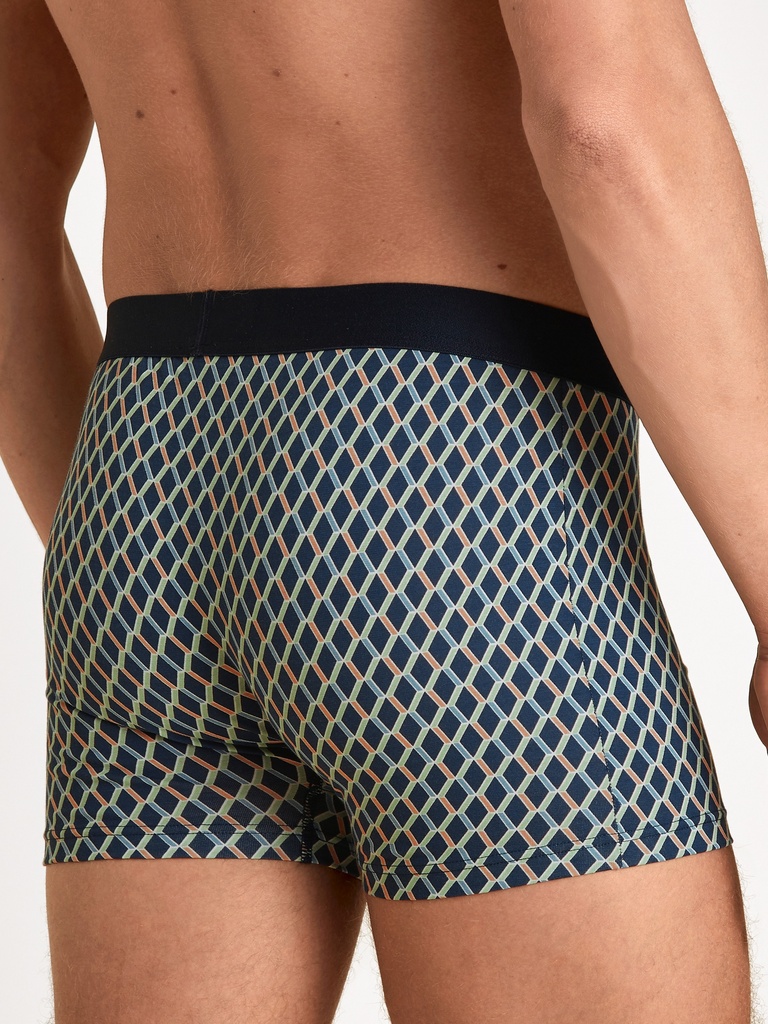 Boxer homme fantaisie 94% coton CALIDA "Cotton Code Design" 26980 - Insignia 792