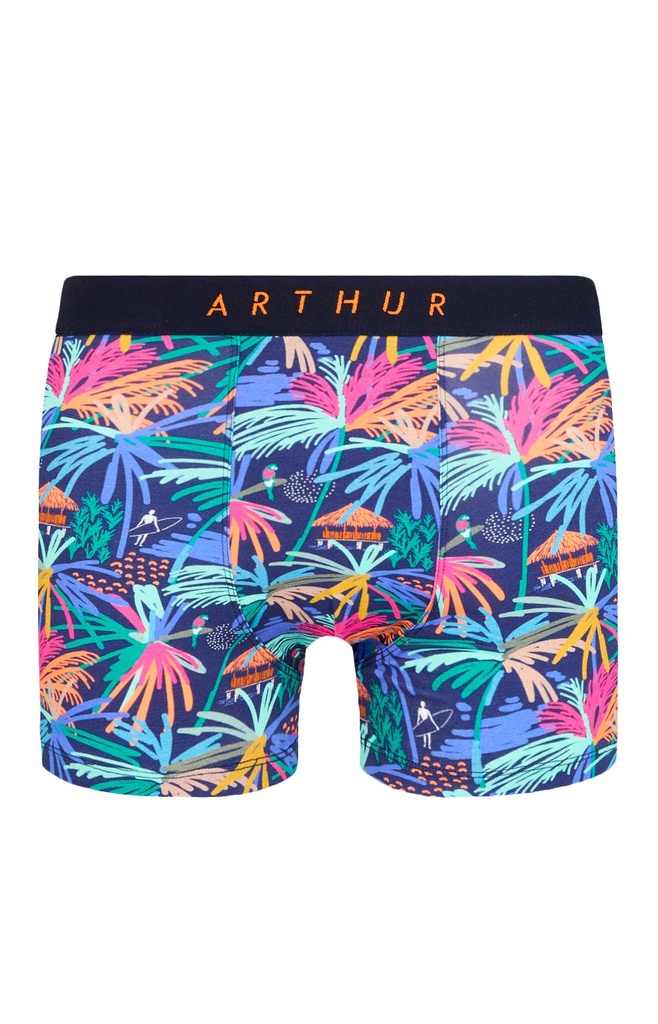 Boxer homme coton bio ARTHUR "Tropical" MAC - Multi TROPE24