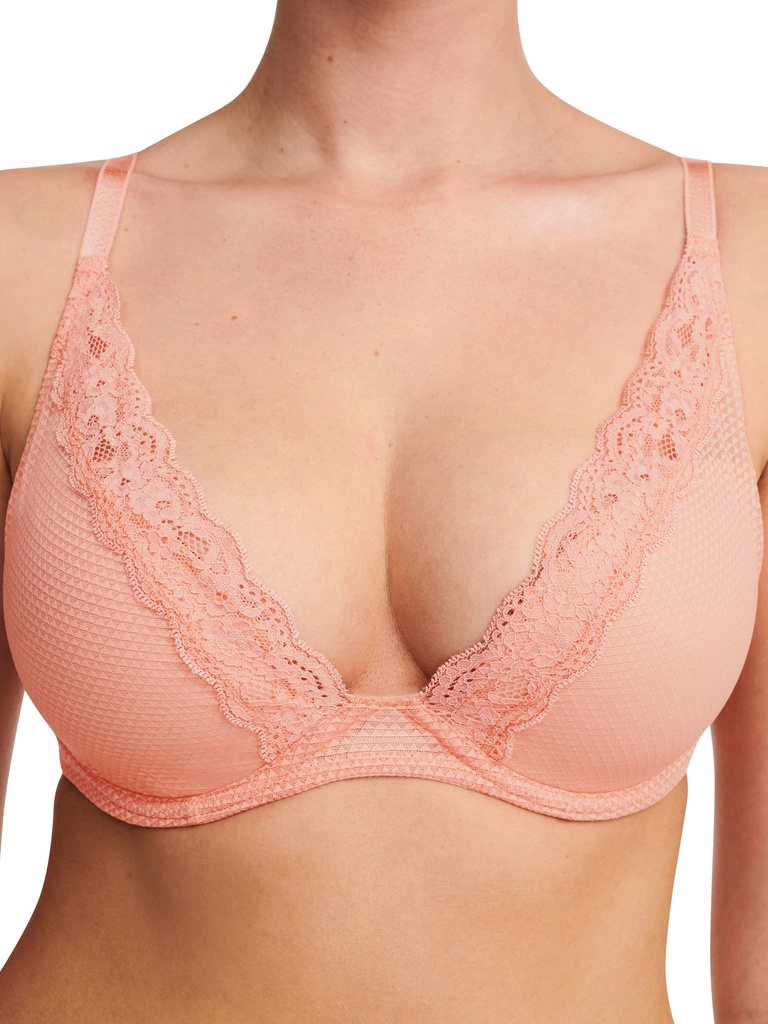 Soutien-gorge armaturé plongeant PASSIONATA "Brooklyn" P57010 - Nectarine 06V