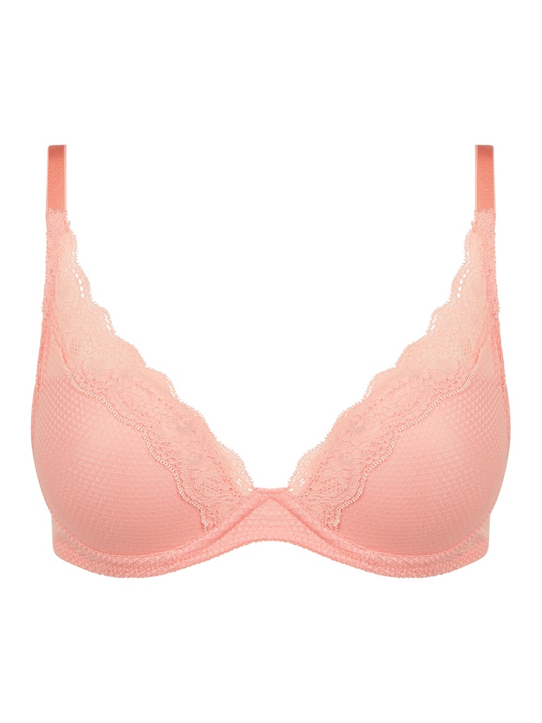 Soutien-gorge armaturé plongeant PASSIONATA "Brooklyn" P57010 - Nectarine 06V