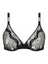 Soutien-gorge armaturé plongeant CHANTELLE "Xtravagant" C06GM - Noir 011