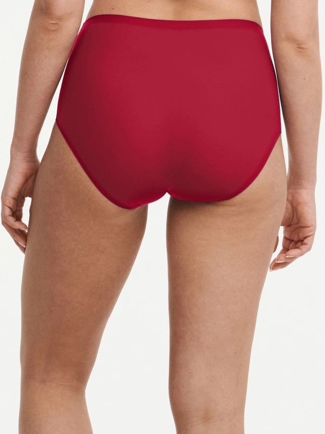 Culotte taille haute invisible TU CHAN TELLE "SoftStretch" C26470 - Rouge Passion 0ME