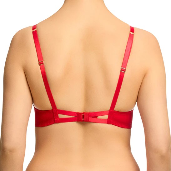 Soutien-gorge balconnet DITA VON TEESE "Vedette" D59024 - Flame