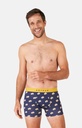 Boxer homme coton bio ARTHUR "Sans Pression" MAC - Marine BIERE24