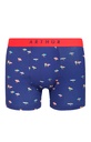 Boxer homme coton bio ARTHUR "Surf" MAC - Marine SURFE24