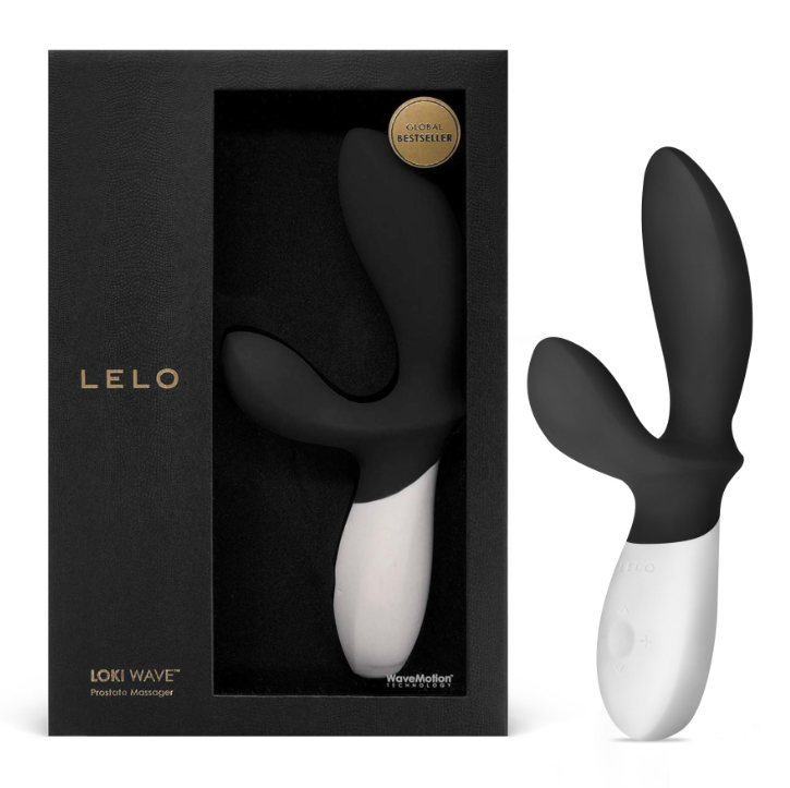 Vibromasseur anal avec mouvement avant & arrière LELO "Loki Wave - Noir