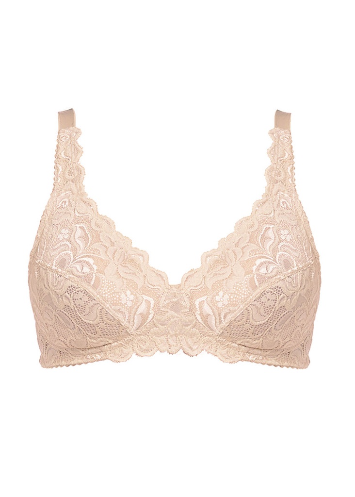 Soutien-gorge sans armature WACOAL "Eglantine" WEBFA162 - Crème brûlée CBE