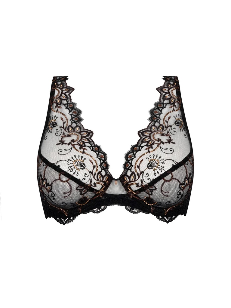 Soutien-gorge glamour LISE CHARMEL "Fauve Amour" ACH7479 -  Ambre Panthère 10292