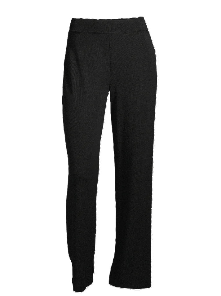 Pantalon laine & soie OSCALITO 5681 - Noir 020