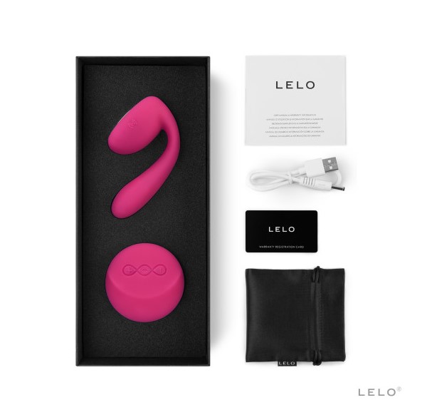 Vibromasseur pour couples qui tourne & vibre LELO " Ida" - Rose