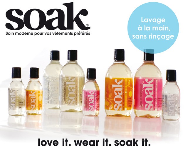 Lessive biodégradable linge délicat SOAK 90ml - Yuzu