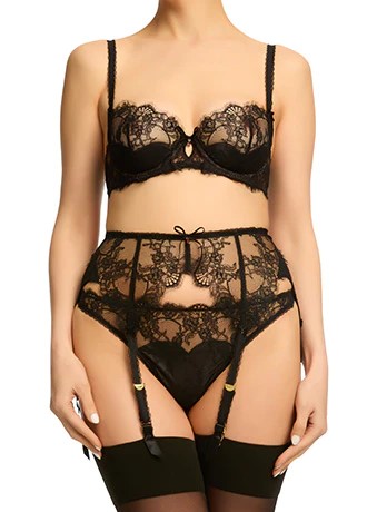 Soutien-gorge armaturé DITA VON TEESE "Zsa Zsa" D59054 - Noir