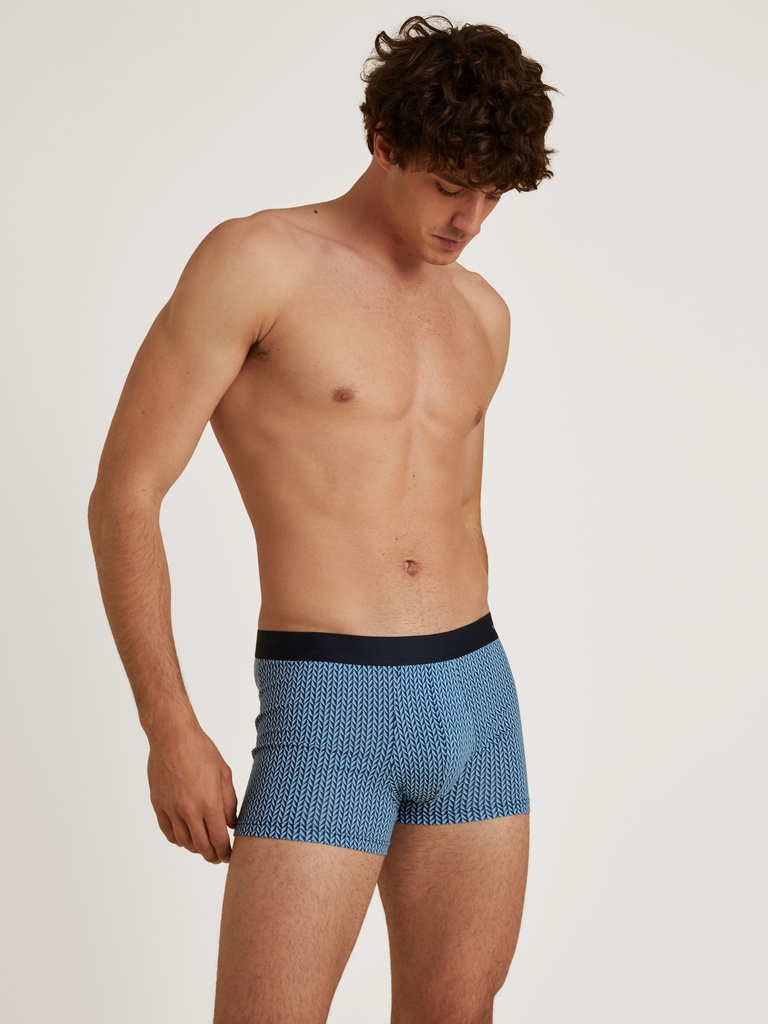 Boxer homme fantaisie 94% coton CALIDA "Cotton Code Design" 26980 - Cascade 545