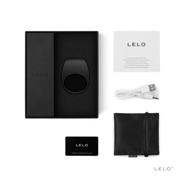 Anneau pénien vibrant LELO "Tor 2" - Noir