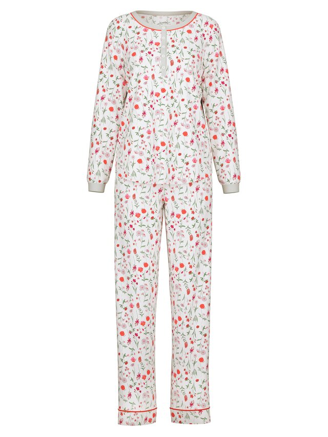 Pyjama long dame CALIDA "Sweet Dreams" 40336 - Porcelain 125