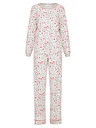 Pyjama long dame CALIDA "Sweet Dreams" 40336 - Porcelain 125