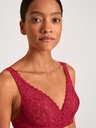 Soutien-gorge soft sans armatures CALIDA "Natural Comfort Lace" 03556 - Rio Red 167