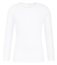 T-shirt homme manches longues 100% Coton CALIDA "Cotton 1:1" 16910 - Blanc 001