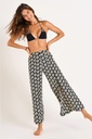 Pantalon fendu sur le devant BANANA MOON "Stefa Sarong" - Noir LRZ01