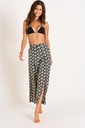 Pantalon fendu sur le devant BANANA MOON "Stefa Sarong" - Noir LRZ01