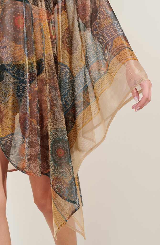 Poncho irisé PAIN DE SUCRE "Amea 26" - Gipsy