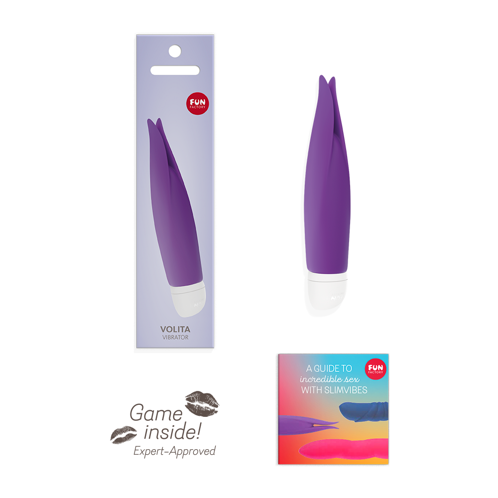 Vibromasseur externe stimulateur clitoridien FUN FACTORY "Volita" - Mauve