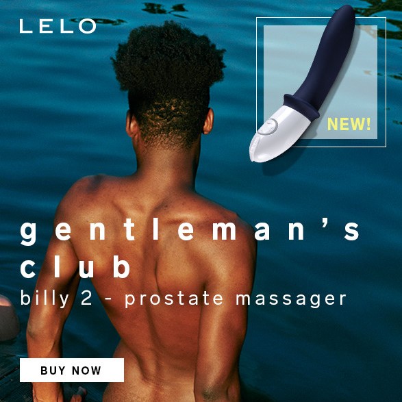 Vibromasseur anal LELO "Billy 2" - Bleu marine