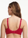 Soutien-gorge sans armatures en 3 parties enveloppant CHANTELLE "Every Curve" C16B20 - Scarlet / Nectarine 0XN