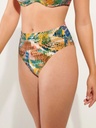 Bas de Bikini taille haute rabatable PAIN DE SUCRE "Tobago 21" - Massaï