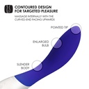 Vibromasseur moyen point G LELO "Mona Wave" - Bleu