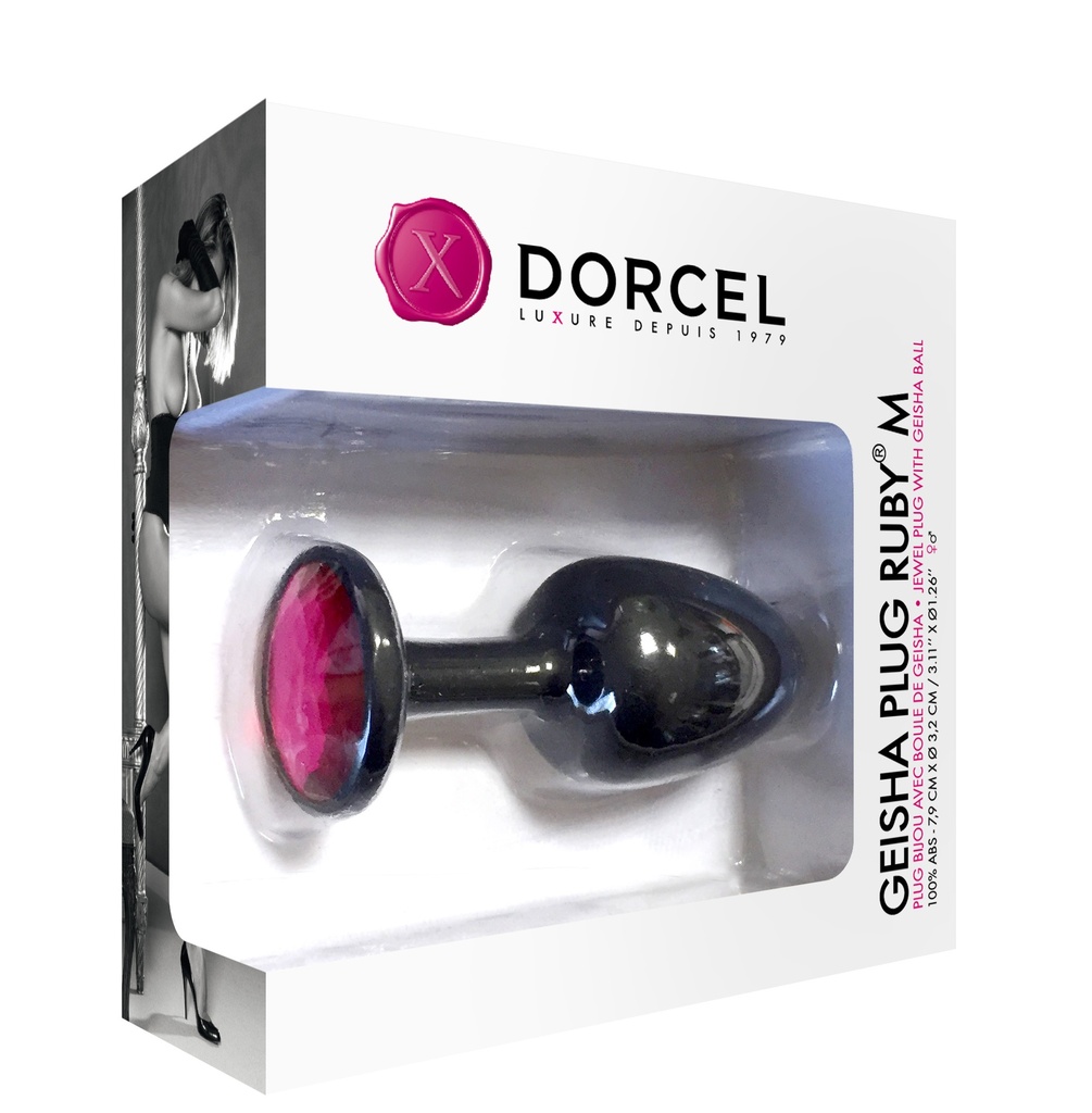 Plug anal à bille & diamant DORCEL "Geisha Plug Medium" - Diamond