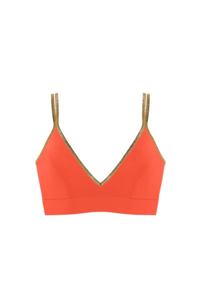 Haut de Bikini brassière PAIN DE SUCRE "Singa 61" - Orange