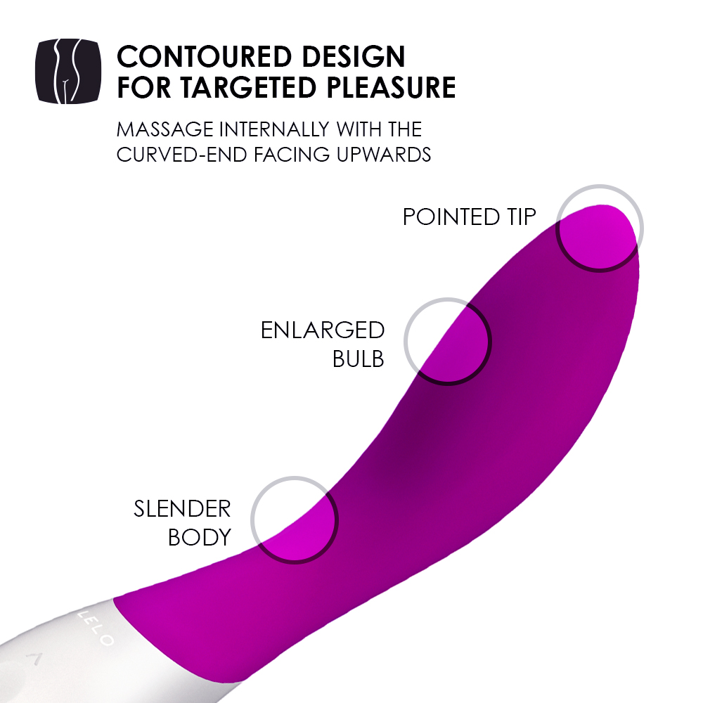 Vibromasseur moyen point G LELO "Mona Wave" - Rose