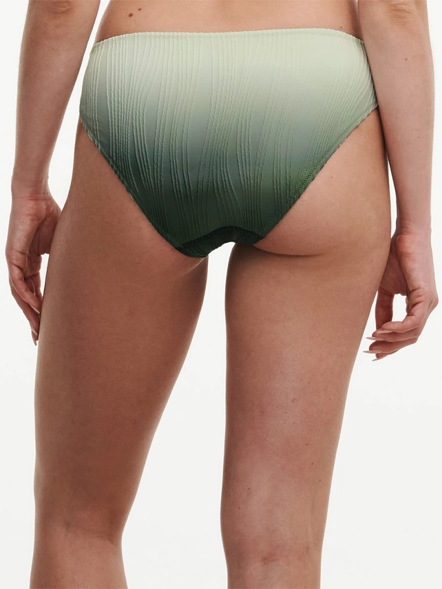 Bas de Bikini Slip classic CHANTELLE "Swim One Size" C12VA0 - Green Tie and Dye 01B