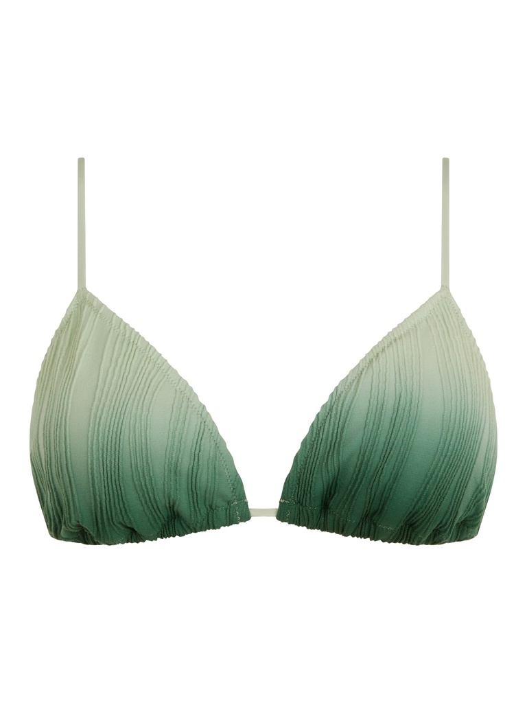 Haut de Bikini triangle CHANTELLE "Swim One Size" C12VQF - Green Tie and Dye 01B